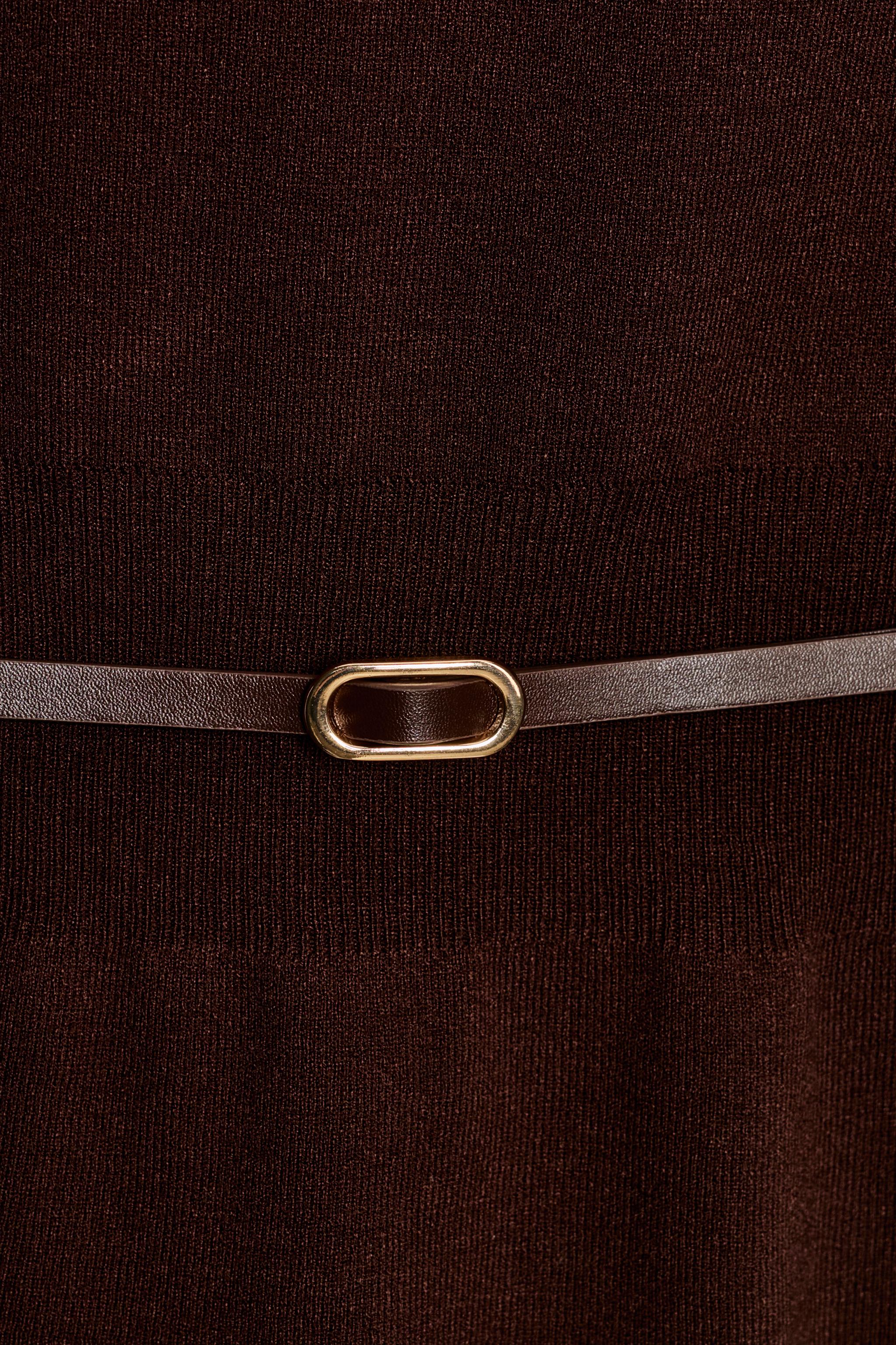 TOP EN MAILLE À CEINTURE